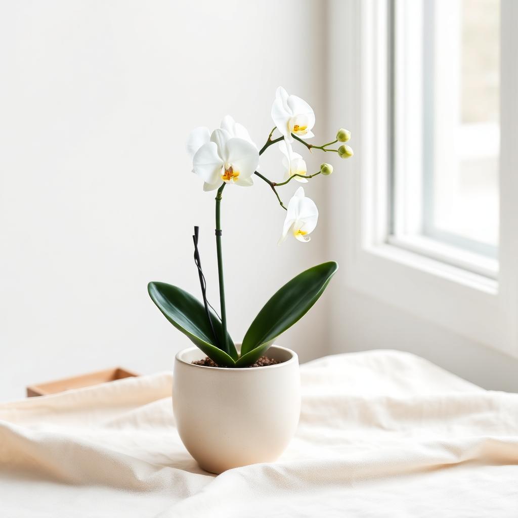 Oslo White Orchid